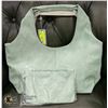 Image 1 : NEW TWO TONE GREEN & WHITE LADIES PURSE WITH