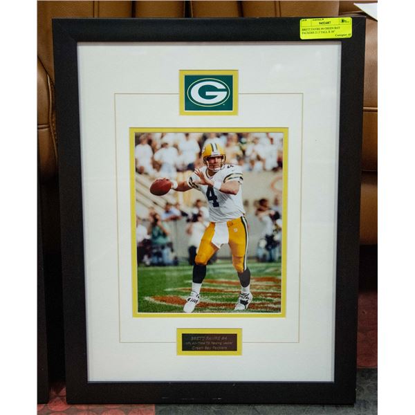 BRETT FAVRE #4 GREEN BAY PACKERS 21.5 TALL X 16"