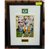 Image 1 : BRETT FAVRE #4 GREEN BAY PACKERS 21.5 TALL X 16"