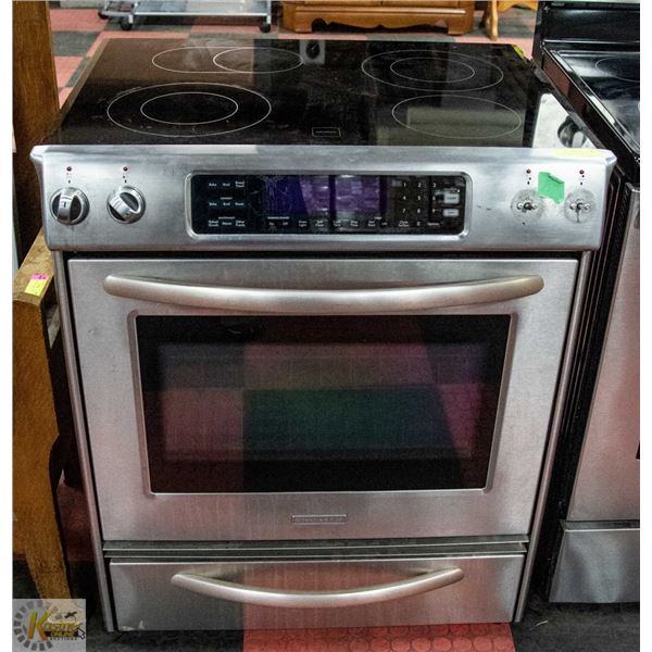 KITCHENAID 4 COOKTOP RANGE 30INCH WIDE
