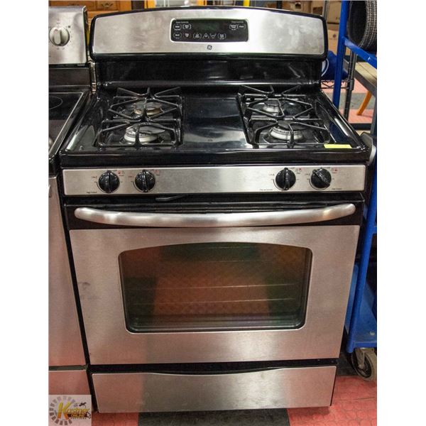 GE RANGE FREE 4 BURNER STANDING GAS STOVE