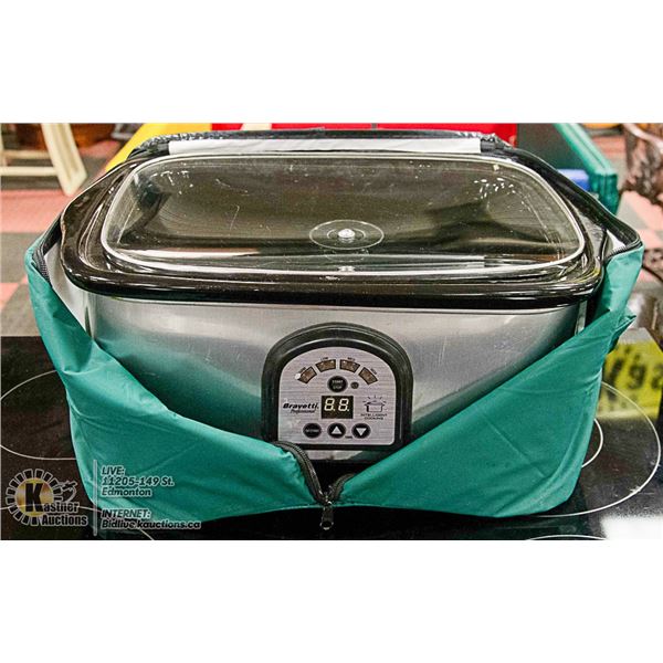 BRAVATI PROFESSIONAL STAINLESS SLOW COOKER WITH