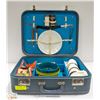 Image 1 : VINTAGE SUITCASE PICNIC / CAMPING SET W/ CONTENTS