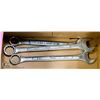 Image 1 : SET OF 3 BRICO HEAVY DUTY WRENCHES DROP FORGED