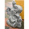 Image 1 : CONCRETE ELEPHANT WATER FOUNTAIN 27" TALL
