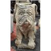 Image 1 : CONCRETE DOG STATUE ,  12" TALL