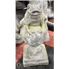 Image 1 : CONCRETE FROG STATUE ,  14" TALL