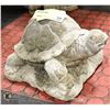 Image 1 : ANGRY TURTLE CONCRETE STATUE ,  6" TALL