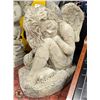Image 1 : CONCRETE ANGEL STATUE ,  15" TALL