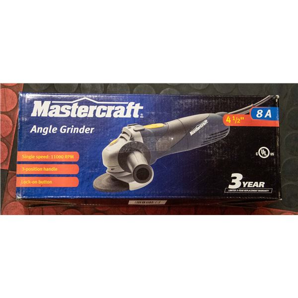 MASTERCRAFT 4-1/2" ANGLE GRINDER