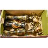 Image 1 : BRASS DECORATIVE ITEMS- BOX LOT