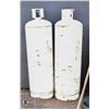 Image 1 : *OUT SIDE BY HANDOUT ROOM* TWO LARGE PROPANE TANKS