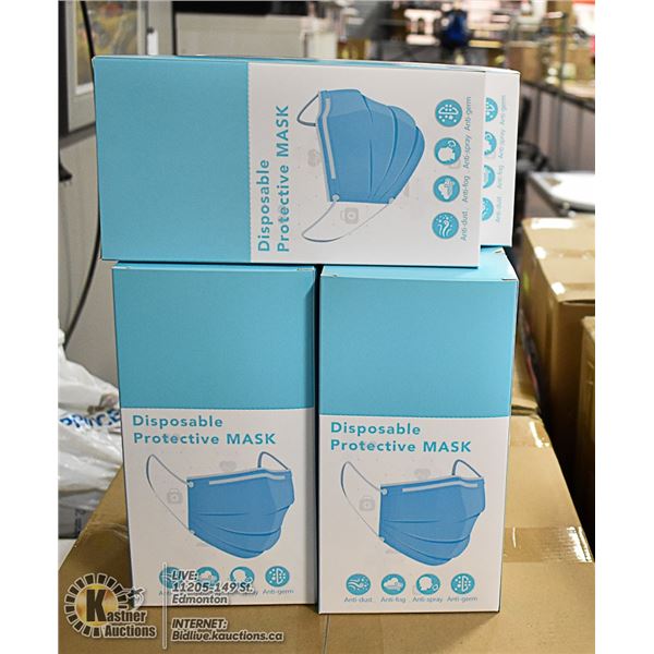 6 BOXES WITH 24 (144 TOTAL) DISPOSABLE MASKS