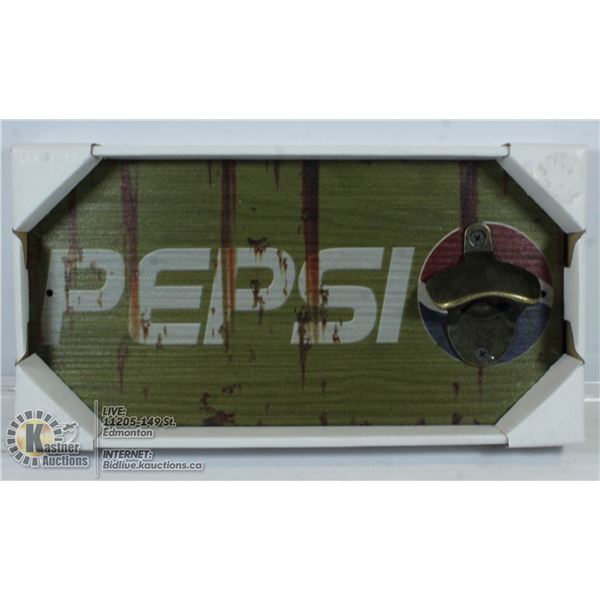 NEW REPLICA VINTAGE PEPSI WALL BOTTLE OPENER