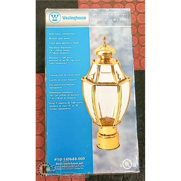 NEW WESTINGHOUSE BRASS