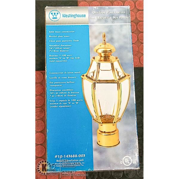 NEW WESTINGHOUSE BRASS