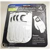 Image 1 : KIRKLAND SIGNATURE 4 PACK GOLF GLOVES SIZE: L