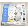 Image 1 : FEIT LED SMART BULBS 2 PACK WIFI APP OPERATED