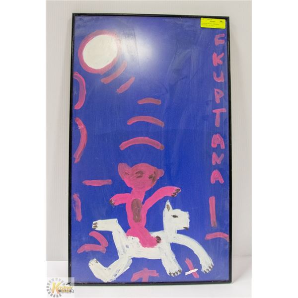 FLOYD KUPTANA ORIGINAL PAINTING  16" X 27"