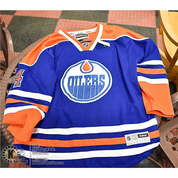 OILERS JERSEY TAYLOR HALL #4