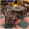 Image 1 : 3 PIECE BISTRO SET TABLE & 2 CHAIRS