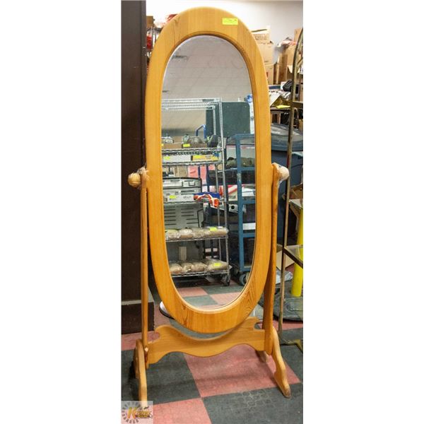 STAND UP OVAL MIRROR