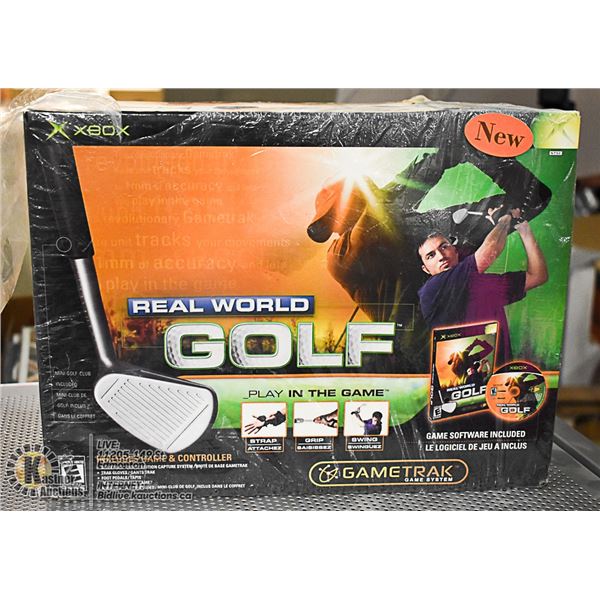 NEW SEALED ORGINAL XBOX REAL WORLD GOLF