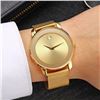 Image 4 : NEW MOVADO BOLD STYLE GOLD TONE CASUAL CLASSIC 44MM WATCH