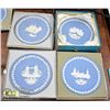 Image 1 : LOT OF 4 VINTAGE WEDGEWOOD COLLECTOR PLATES