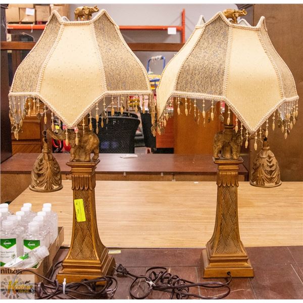 SET OF 2 UNIQUE ELEPHANT TABLE