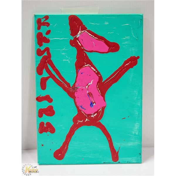 FLOYD KUPTANA ORIGINAL PAINTING  11.5"X 16.5