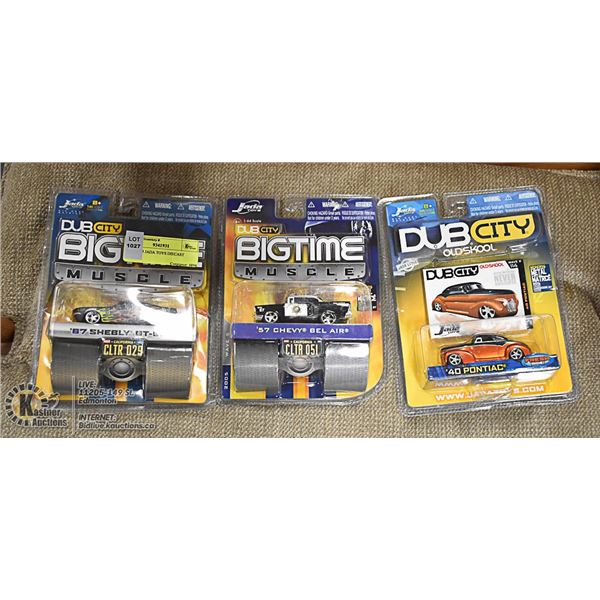 LOT OF 3 JADA TOYS DIECAST