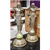 Image 1 : PAIR OF ANGEL CANDLE HOLDERS