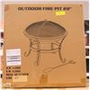 Image 1 : OUTDOOR FIRE PIT WITH SCREEN COVER NEW IN BOX