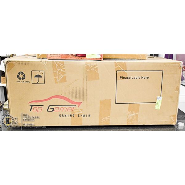 TOP GAMER GAMING CHAIR NEW IN BOX