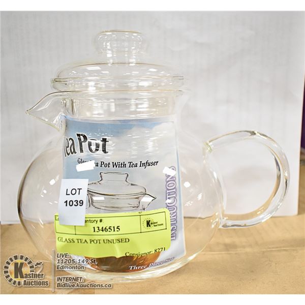 GLASS TEA POT