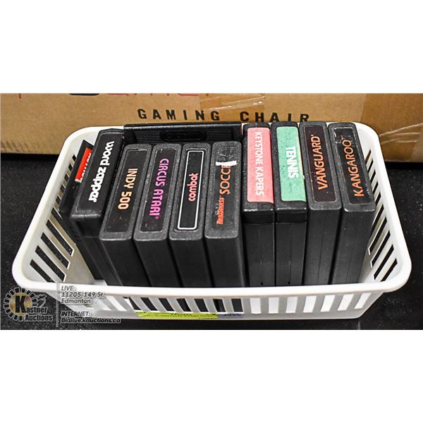 LOT- 11 VINTAGE ATARI GAMES