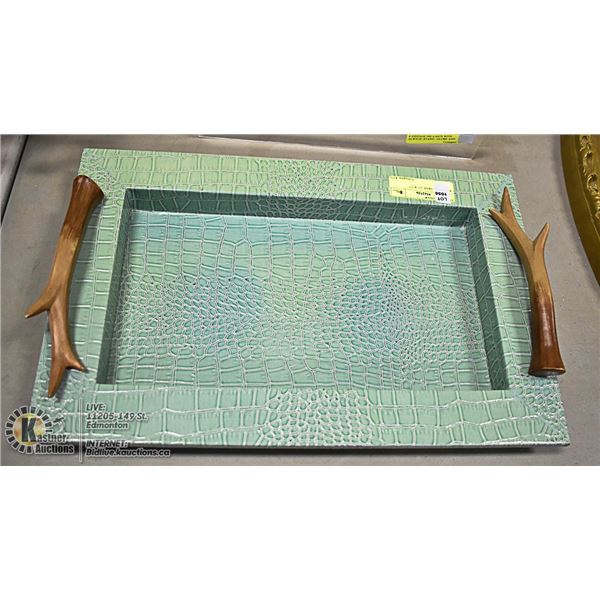 A SERVING TRAY 11" X 17"