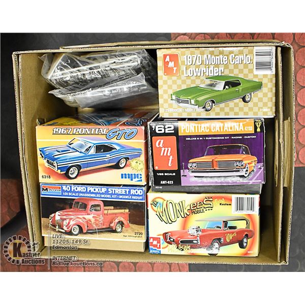 LOT OF 6 CAR MODELS