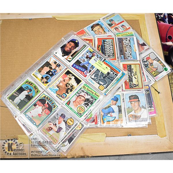 120 VINTAGE BASEBALL CARDS