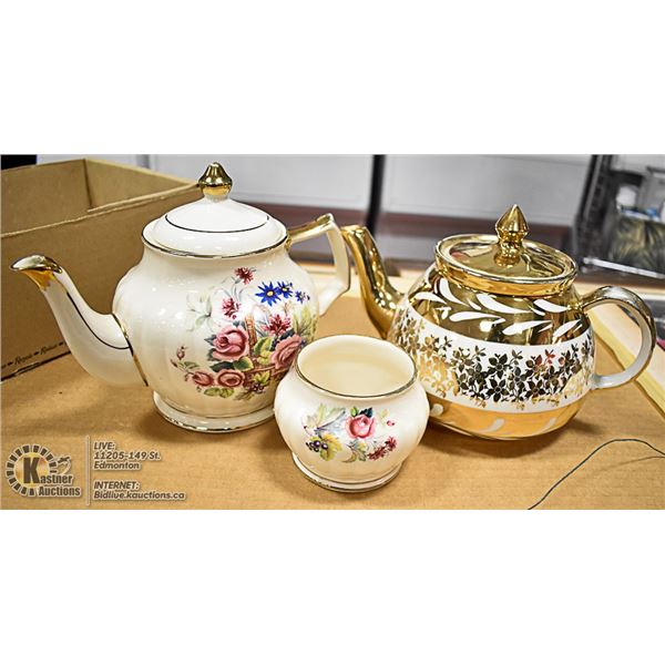 LOT OF SADDLER ENGLAND POTTERY