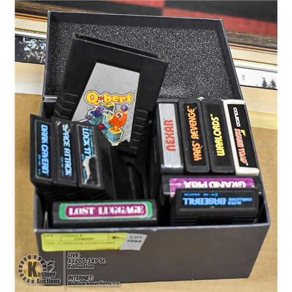 LOT- 11 VINTAGE ATARI GAMES