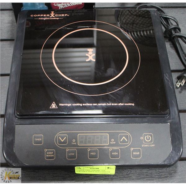 COPPER CHEF CERAMIC TOP PORTABLE INDUCTION COOKTOP