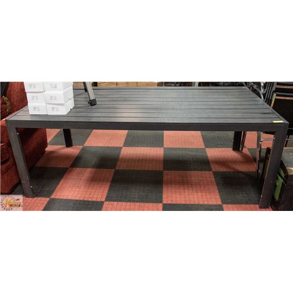 LARGE OUTDOOR SPACE / PATIO TABLE 6'8" X 39" WIDE