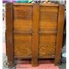 Image 2 : SOLID OAK 1930'S OFFICE FILLING CABINET 2 DRAWERS