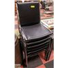 Image 1 : 6 STACKING CHAIRS