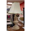Image 1 : PAIR OF CREAM COLOURED VINTAGE LAMPS