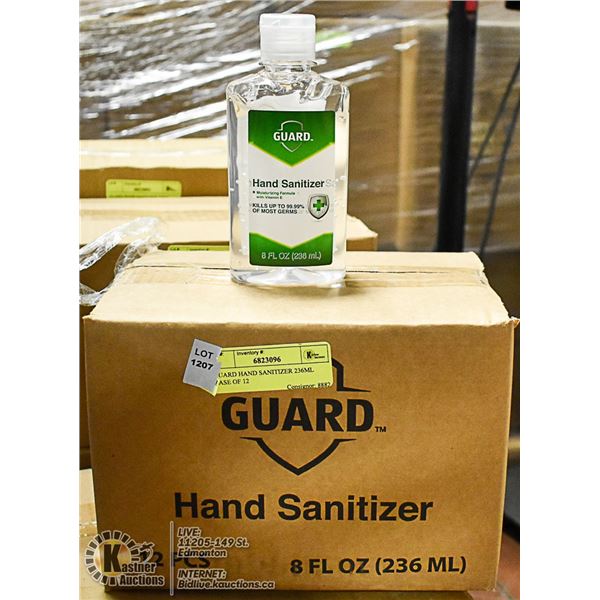 13 CASE OF 12 BOTTLES GUARD HAND SANITIZER 236ML