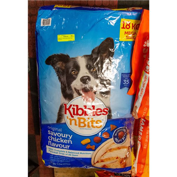 KIBBLES `N BITS DOG FOOD 18KG PER BAG