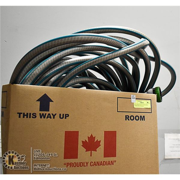 50 FT HEAVY DUTY USED HOSE, COMES WITH NOZZLE